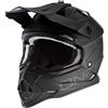 O'NEAL | Casco Motocross | MX | Calotta in ABS, standard di sicurezza ECE 22.06, aperture di ventilazione per un raffreddamento ottimale | Casco 2SRS FLAT V.23 | Adulto | Nero | Taglia L (59/60 cm)