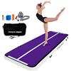AirTrack Nordic Home 3 m Special Edition con pompa ad aria, tappetino da ginnastica gonfiabile, per ginnastica, yoga, resistente e facile da trasportare, tappetino sportivo Air Track (Lilla)