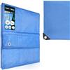 KOTARBAU® Telo Impermeabile Esterno - Polietilene - 3 x 5 m - Blu - 75 g/m² - Telo Sotto Piscina Fuori Terra - Copertura con Occhielli - Telone Robusto - Copertura Esterna - Telone da Giardino
