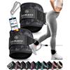 BeMaxx Set da 2 Cinghie per Caviglia, 1 Paio/ 2 Polsini Foderati, Cinturino Ankle Straps Cavigliere Fitness Imbottite per Trazioni con Chiusura a Strappo per Allenamento | Gambe Workout con Attaccamento Cavo