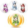 COM-FOUR® 4x scaldamani riutilizzabili - scaldamani con motivo lama - cuscinetto termico per le giornate fredde e in viaggio - cuscino anti-piega
