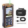 CIGMAN 120M Metro laser, CIGMAN telecamera integrata, telemetro laser con fotocamera zoom 4x, schermo LCD, dispositivo di misurazione laser IP65, 16 modalità di misurazione per esterni, (CD-120G)