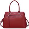 David Jones - Borsa a Mano Donna Elegante - Borsa a Spalla Simil Pelle PU - Borsa a Tracolla Tote Shopper Bag - Moda Città Signora Tendenza - Marrone