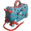 Cabin go - trolley cavalcabile bambino misura 48x31x22 - trolley bambino bagaglio a mano - valigia cavalcabile