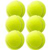 TK Gruppe Timo Klingler 6 palline da tennis per la competizione e l'allenamento - Pallina da tennis gialla per tutte le superfici - campi in terra battuta e indoor - con rete da tennis