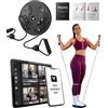 Breaking Limits Slimmy Pedana Rotante Dimagrante - Twist Waist Disc Board Casa per Fitness & Ginnastica - Pedana Girevole Disco (Nero)