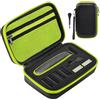 AOGOE Custodia per Philips O Blade QP2520, QP2530, QP2620, QP2630, QP6550, Portatile Case per Rasoio Elettrico, Borsa Rigida in EVA da Viaggio, Ricambi Rasoio per Philips con Pennello, Verde