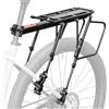 ROCKBROS Portapacchi Bici Lega di Alluminio, Portapacchi Bicicletta Posteriore Universle, Design a Sgancio Rapido, Supporto Regolabile per MTB, Carrier Rack con Riflettore, 24-29 Pollici