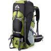 Night Cat 90L Zaini da Hiking Trekking Zaino da Campeggio per Gli Uomini Donne di Arrampicata Ciclismo Viaggio Escursionismo