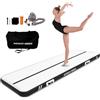 AirTrack Nordic Standard Tappetino gonfiabile per ginnastica 3-8 m - resistente e facile da trasportare - con pompa ad aria elettrica (4, black)