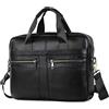 SPAHER Borsa Porta PC 15,6 Pollici Borsa per PC Portatile Notebook Borsa 24 Ore Ventiquattrore Vera Pelle Borse Valigetta Uomo Borsa Cartella Portadocumenti da Ufficio Lavoro Regalo per Uomo