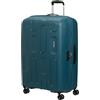 American Tourister Ellipso - Valigia a Mano 55x40x20 cm, Trolley Cabina Rigido, Compatibile Ryanair/EasyJet, Leggero, 2.10 KG - 32L - Giallo (Banana Cream)