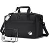 BAGZY Borsa Ryanair 40x20x25 Bagaglio a Mano Aereo Borsone da Viaggio 20L Pieghevole Borso Palestra Piccola Impermeabile Borsas da Cabina Borsas Sportiva Borsa per Weekend con Borsa da Toilette Nero