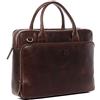 SID & VAIN® Borsa tracolla porta pc vera pelle vintage RYAN grande XL cartella per laptop computer portatile Messenger portadocumenti Business uomo donna marrone prodotto artigianale