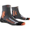 X-Bionic X-Socks Unisex Trek Calze Basse, ideale per le attività all'aperto e le escursioni prolungate, con maggiore comfort e protezione dalle vesciche - Antracite/Arancione, 39-41