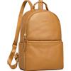 Kattee Zaino Borsa in Vera Pelle per Donna Antifurto Rucksack Adatto per Laptop da 14 Pollici Morbido Lavoro Casual Daypack Moda, Nero , 11.4 x 5.1 x 14.6 inches, Zaino da viaggio