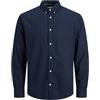 Jack & Jones Male Camicia per Il Tempo Libero Slim Fit, Navy Blazer/Fit: Slim Fit., XL