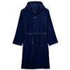 Playshoes Accappatoio in pile per bambini, Vestaglia Unisex - Bambini e ragazzi, Grigio, 122/128