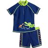 Playshoes Set Da Bagno Con Protezione Uv, Unisex - Bambini e ragazzi, Coccodrillo, 74-80