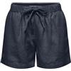 ONLY Onlgoa MW Lin Bl Pull-Up Shorts CC Pnt, Blazer Blu Marine, S Donna