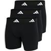 adidas Boxer Brief (3pk) -Active Flex Cotton Intimo, 000 Nero, XL (Pacco da 3) Uomo