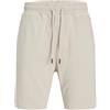 JACK & JONES Bermuda Sweat Shorts Short Comfort Fit Trousers Knee-Length with Side Pockets, Colore:Grigio-2, Taglia:XL