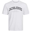 JACK & JONES JACK&JONES JJECALEB Varsity Tee SS O-Neck Noos, Blazer Blu Marine, M