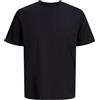JACK & JONES JJEORGANIC BASIC TEE SS O-NECK NOOS, T-shirt, Uomo, Rosso (Port Royale Detail: Slim), M