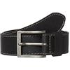 Wrangler Stitched Belt Cintura, Black, 85 Uomo