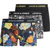 Jack & Jones Boy - Pantaloncini da Bambino, Confezione da 3, Nero, 176