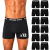 ANTONIO ROSSI (confezione da 12) boxer aderenti da uomo - Boxer da uomo multipack con elastico in vita