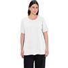 Ulla Popken T-Shirt, A-Linie, Rundhalsausschnitt, Halbarm, T-Shirt Donna, Outerspace (Ersatzfarbe), 58/60