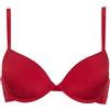 Emporio Armani Reggiseno Push-up iconico in Microfibra Rosso 36A, Rosso, 4A