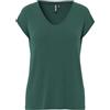 Pieces Maglietta da Donna Pckamala Noos BC Tee, Colore: Verde Trekking., XL
