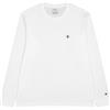 Champion Legacy Basics - L-S Crewneck Maglietta a Manica Lunga, Bianco, M Uomo FW23