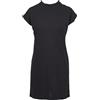 URBAN CLASSICS Vestito Donna a Maniche Corte, Vestito Donna Estivo, Colletto Stretto, Abito Casual Disponibile in Diversi Colori e Taglie XS - 5XL