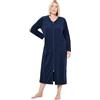 Ulla Popken Donna Accappatoio Blu Notte 66+