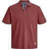 JACK & JONES Jprblucaleb SS Slub Polo, Cowhide, L Uomo