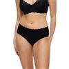 Triumph Feel of Cotton Midi Slip, Nero, 46 Donna