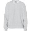 Pieces Pcchilli LS Sweat Noos BC Maglia di Tuta, Melange Grigio Chiaro, XXL Donna
