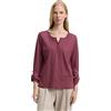 TOM TAILOR Maglietta da Donna, 38733 Berry Bordeaux Vichy Print, XXS