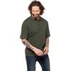 JP 1880 Polo Piquee Con Vita, Polo Uomo, Oliva Scuro, 4XL