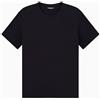 Emporio Armani T-Shirt Girocollo Elastica Basic da Uomo, Taglia L, vestibilità Regolare, Nero, L