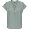 JdY JDYLION S/S Top Wvn Noos, Camicia da Donna Donna, Black,