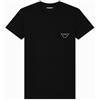 Emporio Armani T-Shirt Uomo MEGALOGO Girocollo Nero S Slim Fit, Nero, S