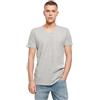 Build your Brand Maglietta da Uomo con Scollo a V, con Scollo a V, Disponibile in Diversi Colori, Taglie S - 5XL, Grigio, M