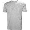 Helly Hansen Maglietta con Il Logo HH Tech Uomo, Grigio Melange, S