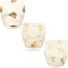 Aolso Cotone Mutandine di Apprendimento per Bambino,3PCS Pantaloni da Vasino,Pannolini Lavabili Riutilizzabile Copripannolino Neonato, Taglia 110