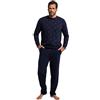 JP 1880 Pigiama con Taglio Speciale per l'addome con Maglia a Maniche Lunghe, Orlo Elastico e Pantaloni Lunghi, Fino alla tg. 8XL 800342