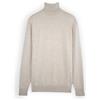 Diana Studio - Maglione Collo Alto basico Blu Uomo, 100% Lana Merino, tinta unita, maniche lunghe , Taglia M, Regular Fit